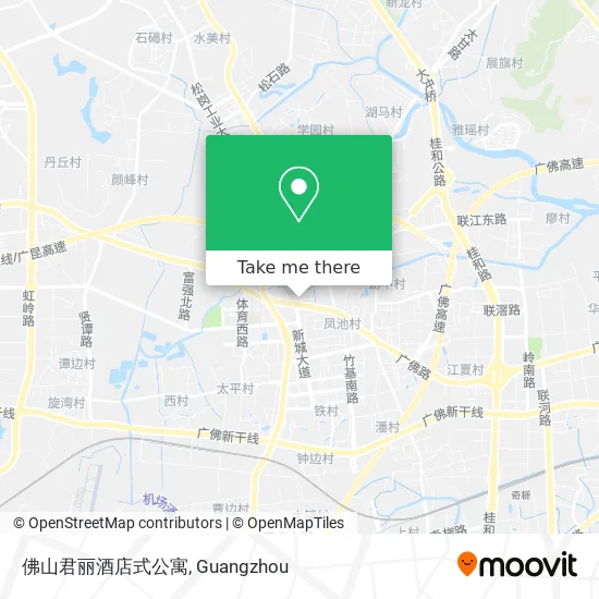 佛山君丽酒店式公寓 map