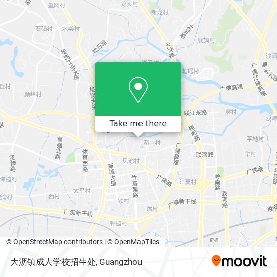 大沥镇成人学校招生处 map