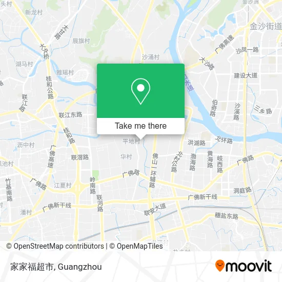 家家福超市 map