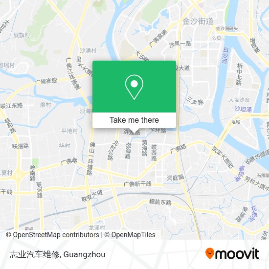 志业汽车维修 map