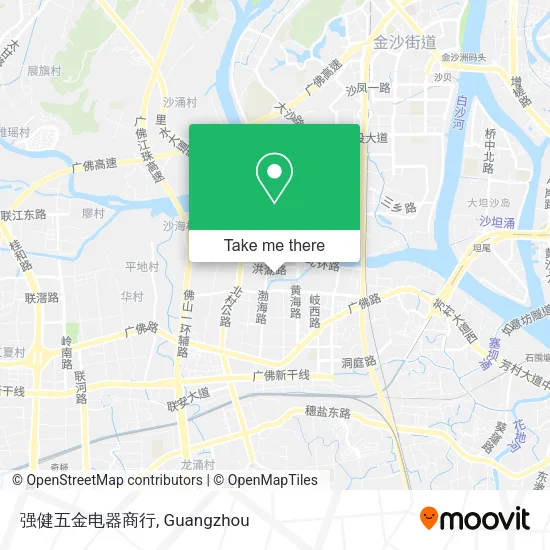 强健五金电器商行 map