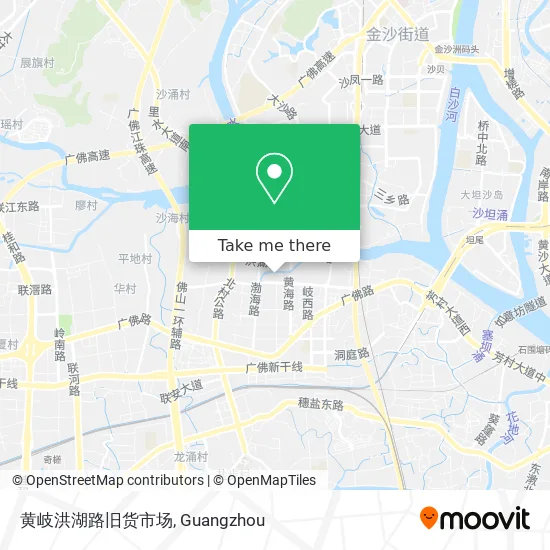 黄岐洪湖路旧货市场 map