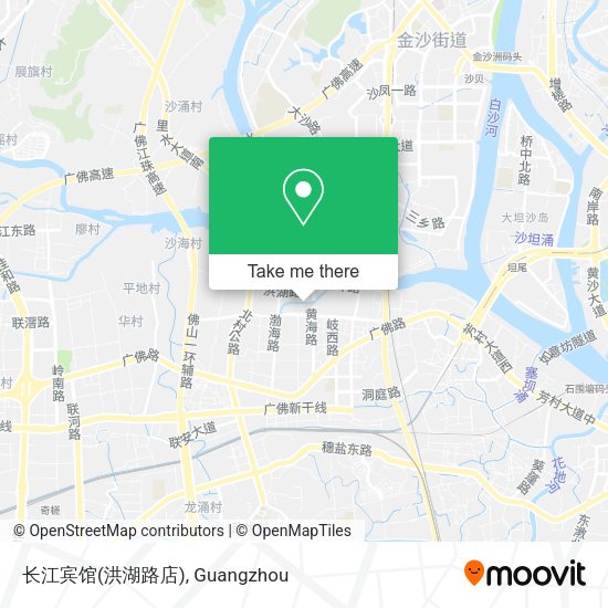 长江宾馆(洪湖路店) map