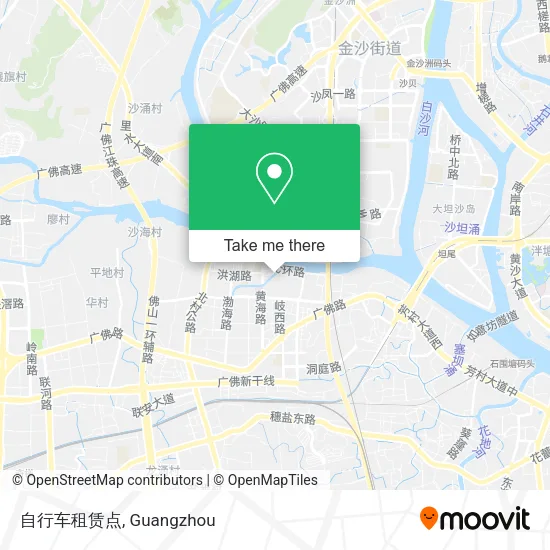 自行车租赁点 map
