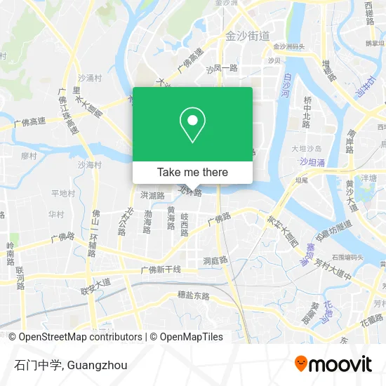 石门中学 map