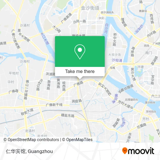 仁华宾馆 map