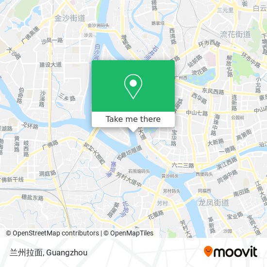 兰州拉面 map