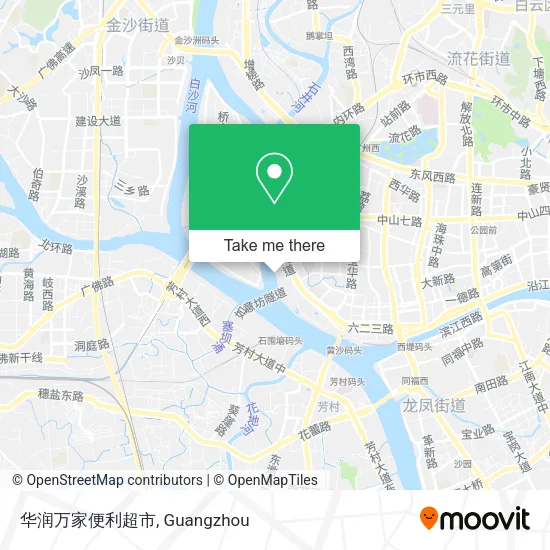 华润万家便利超市 map