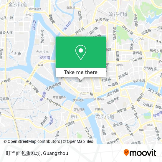 叮当面包蛋糕坊 map
