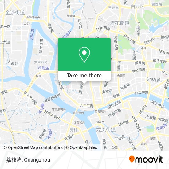 荔枝湾 map