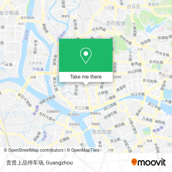 贵贤上品停车场 map