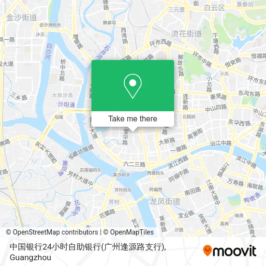 中国银行24小时自助银行(广州逢源路支行) map