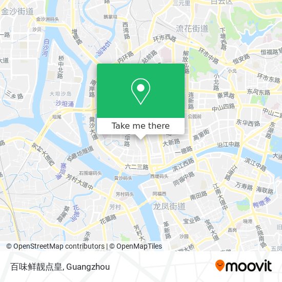 百味鲜靓点皇 map