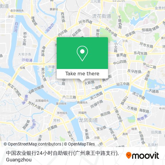 中国农业银行24小时自助银行(广州康王中路支行) map
