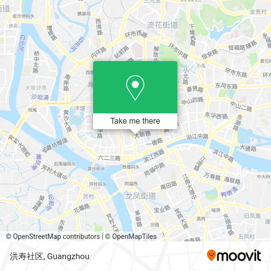 洪寿社区 map