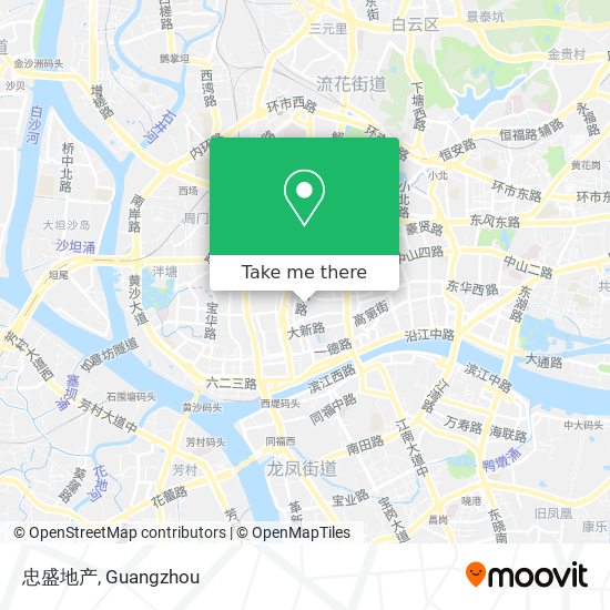 忠盛地产 map