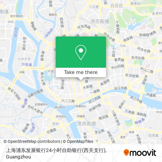 上海浦东发展银行24小时自助银行(西关支行) map