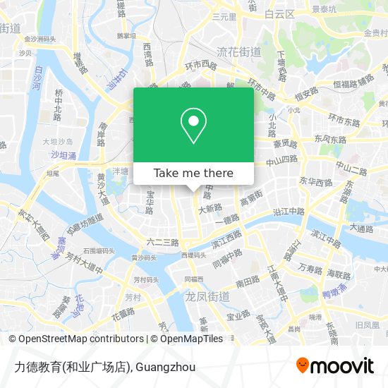 力德教育(和业广场店) map
