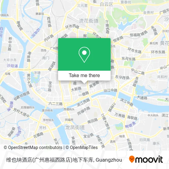 维也纳酒店(广州惠福西路店)地下车库 map