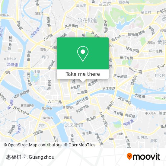 惠福棋牌 map