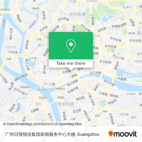 广州日报报业集团新闻服务中心大楼 map