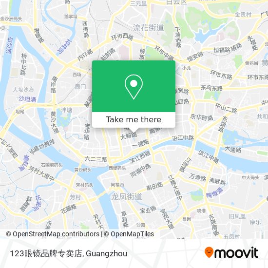 123眼镜品牌专卖店 map
