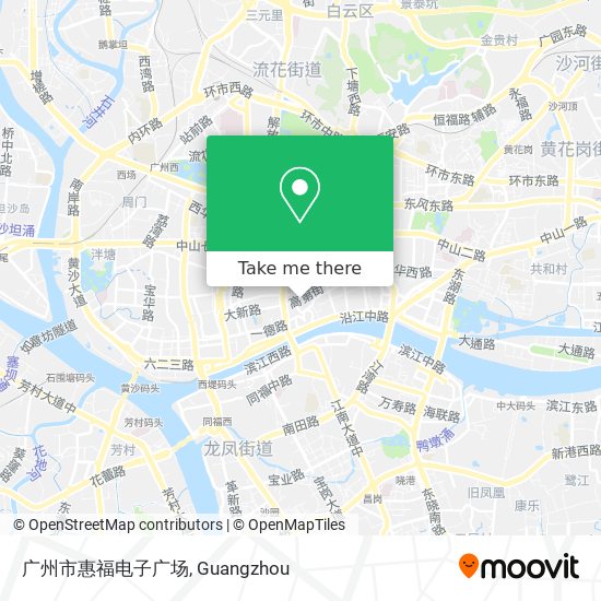 广州市惠福电子广场 map