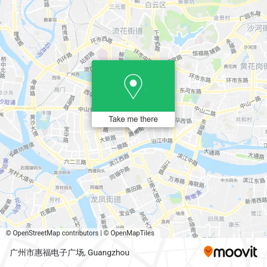 广州市惠福电子广场 map