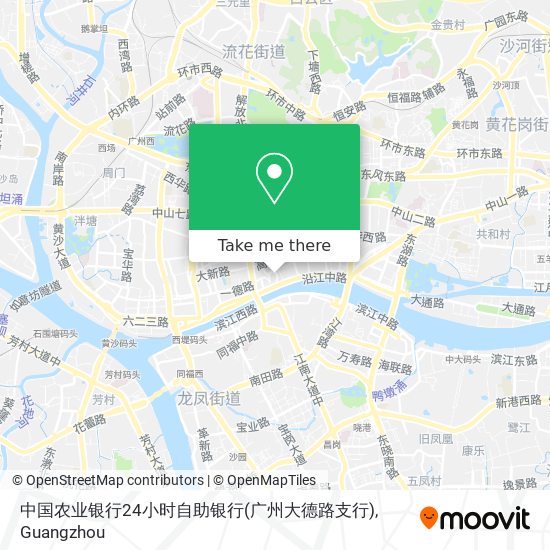 中国农业银行24小时自助银行(广州大德路支行) map