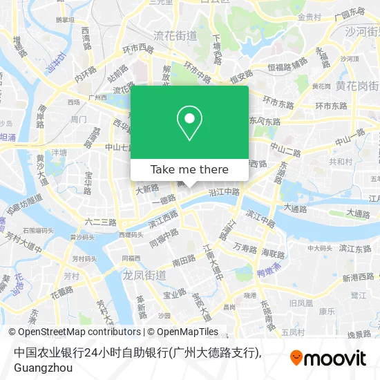 中国农业银行24小时自助银行(广州大德路支行) map