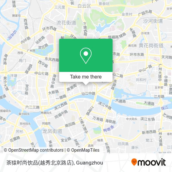 茶猿时尚饮品(越秀北京路店) map