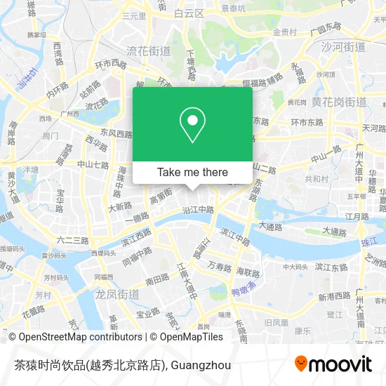 茶猿时尚饮品(越秀北京路店) map