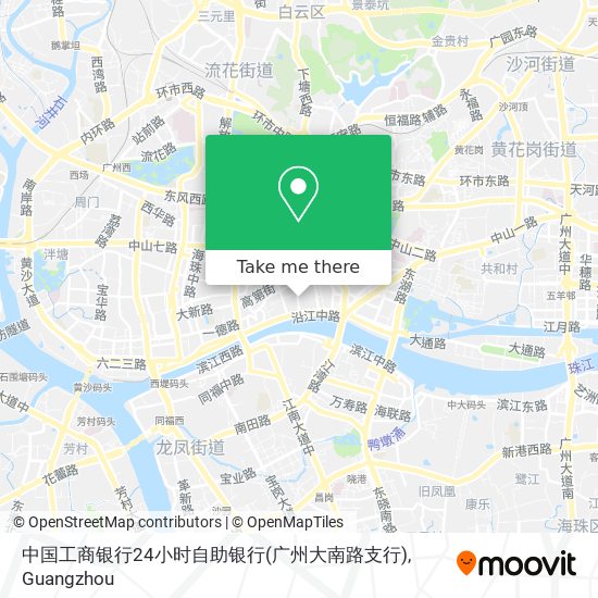 中国工商银行24小时自助银行(广州大南路支行) map
