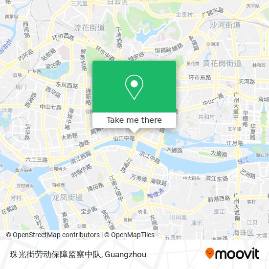 珠光街劳动保障监察中队 map