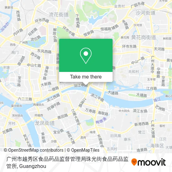 广州市越秀区食品药品监督管理局珠光街食品药品监管所 map