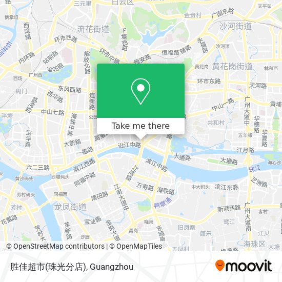 胜佳超市(珠光分店) map
