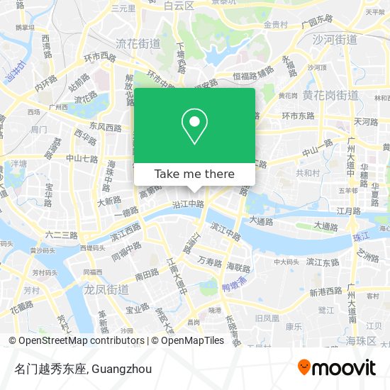 名门越秀东座 map