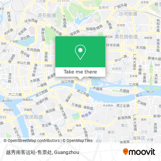 越秀南客运站-售票处 map