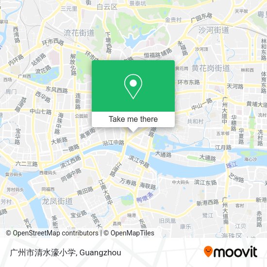 广州市清水濠小学 map