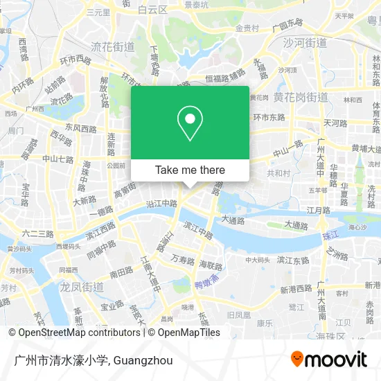 广州市清水濠小学 map