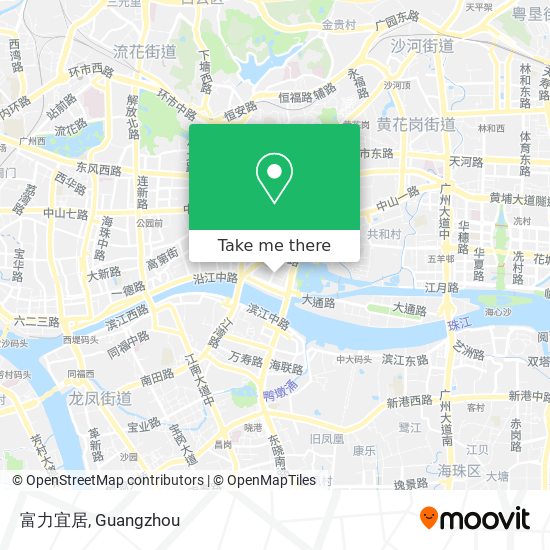 富力宜居 map