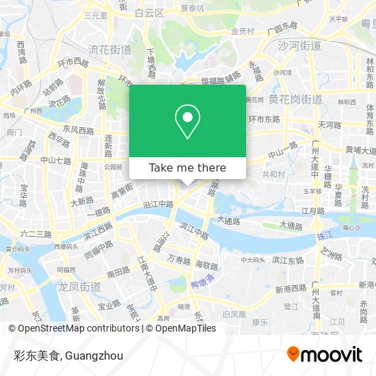 彩东美食 map