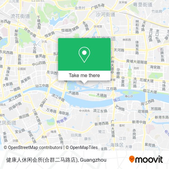 健康人休闲会所(合群二马路店) map