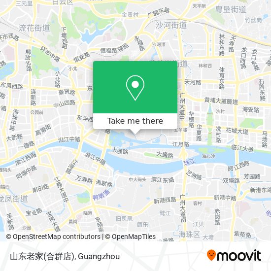 山东老家(合群店) map