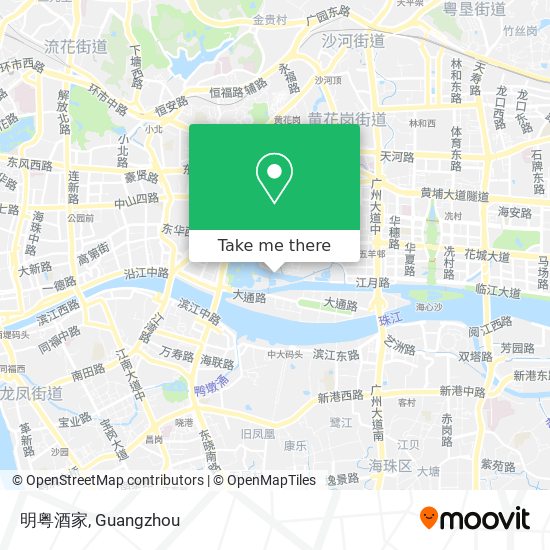 明粤酒家 map