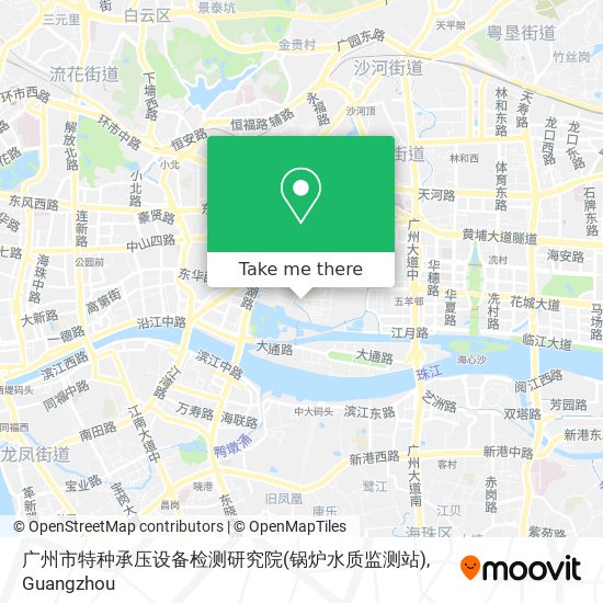 广州市特种承压设备检测研究院(锅炉水质监测站) map