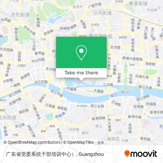 广东省党委系统干部培训中心） map