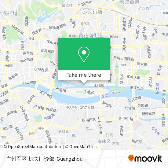 广州军区-机关门诊部 map