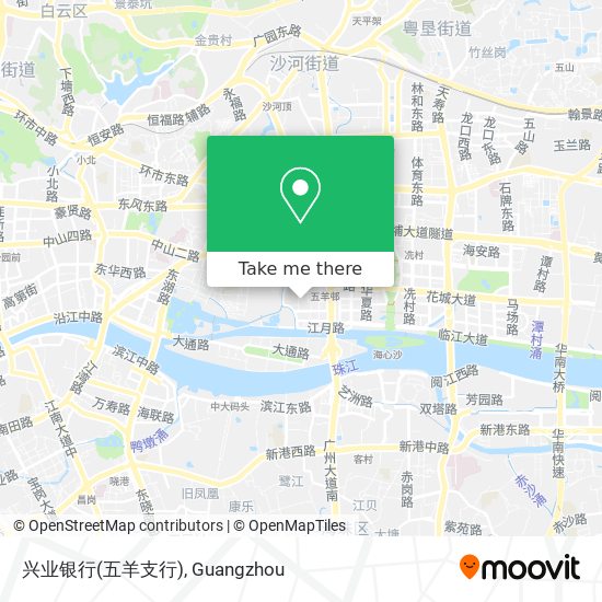兴业银行(五羊支行) map