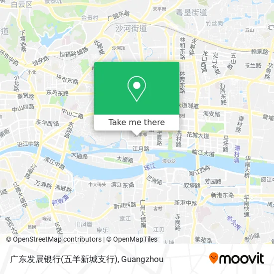 广东发展银行(五羊新城支行) map
